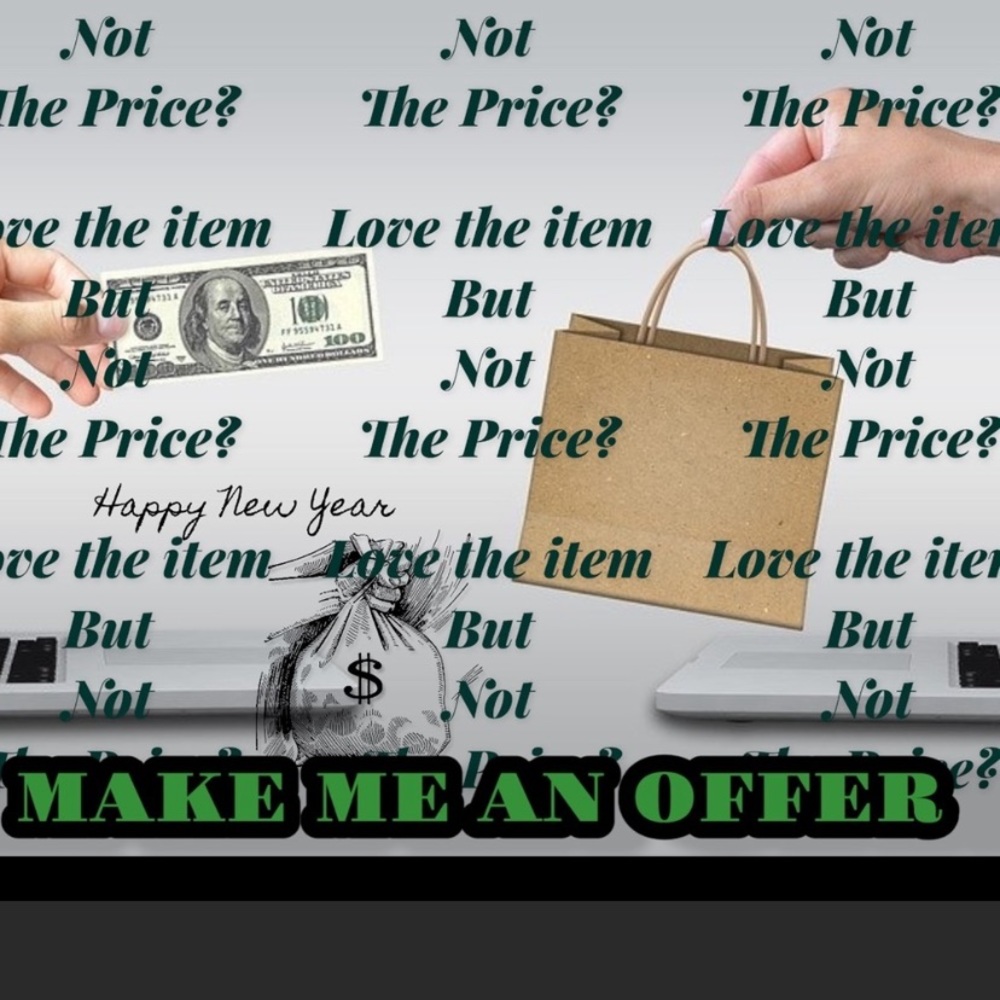 I love making deals, feel free to reach out or make me an offer :)